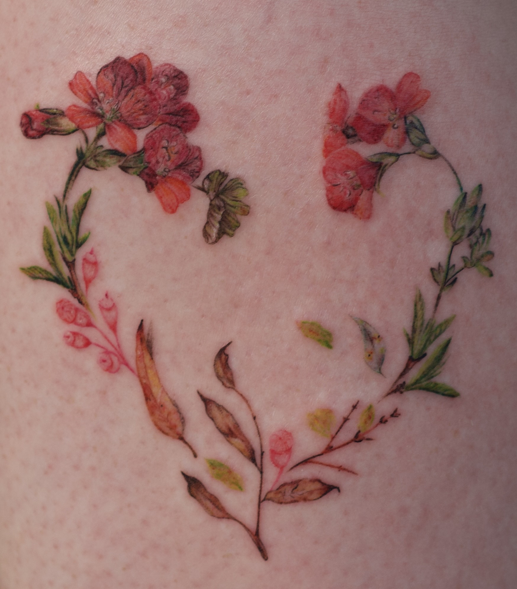 Circular Floral Wreath