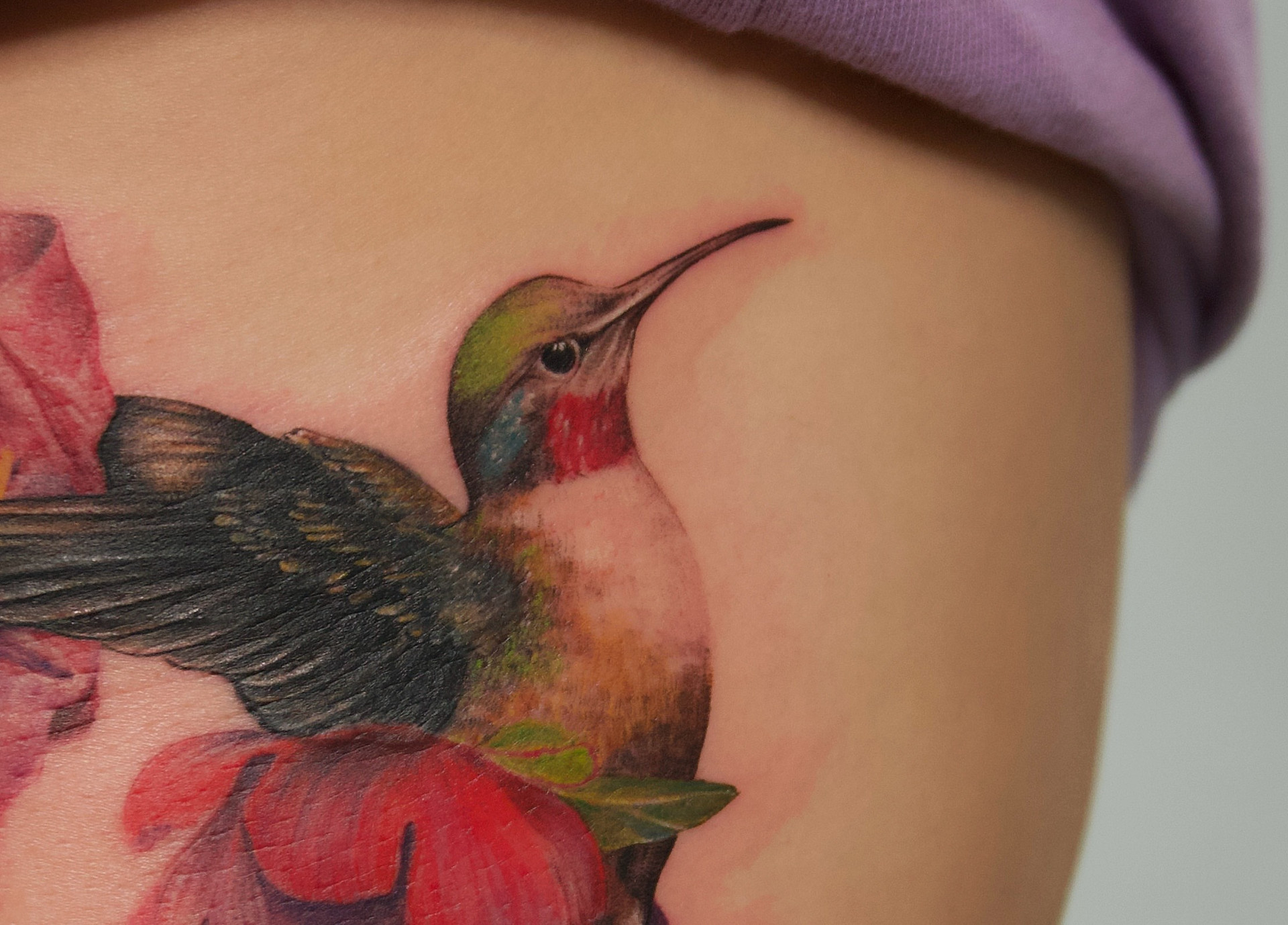 Hummingbird Head Detail