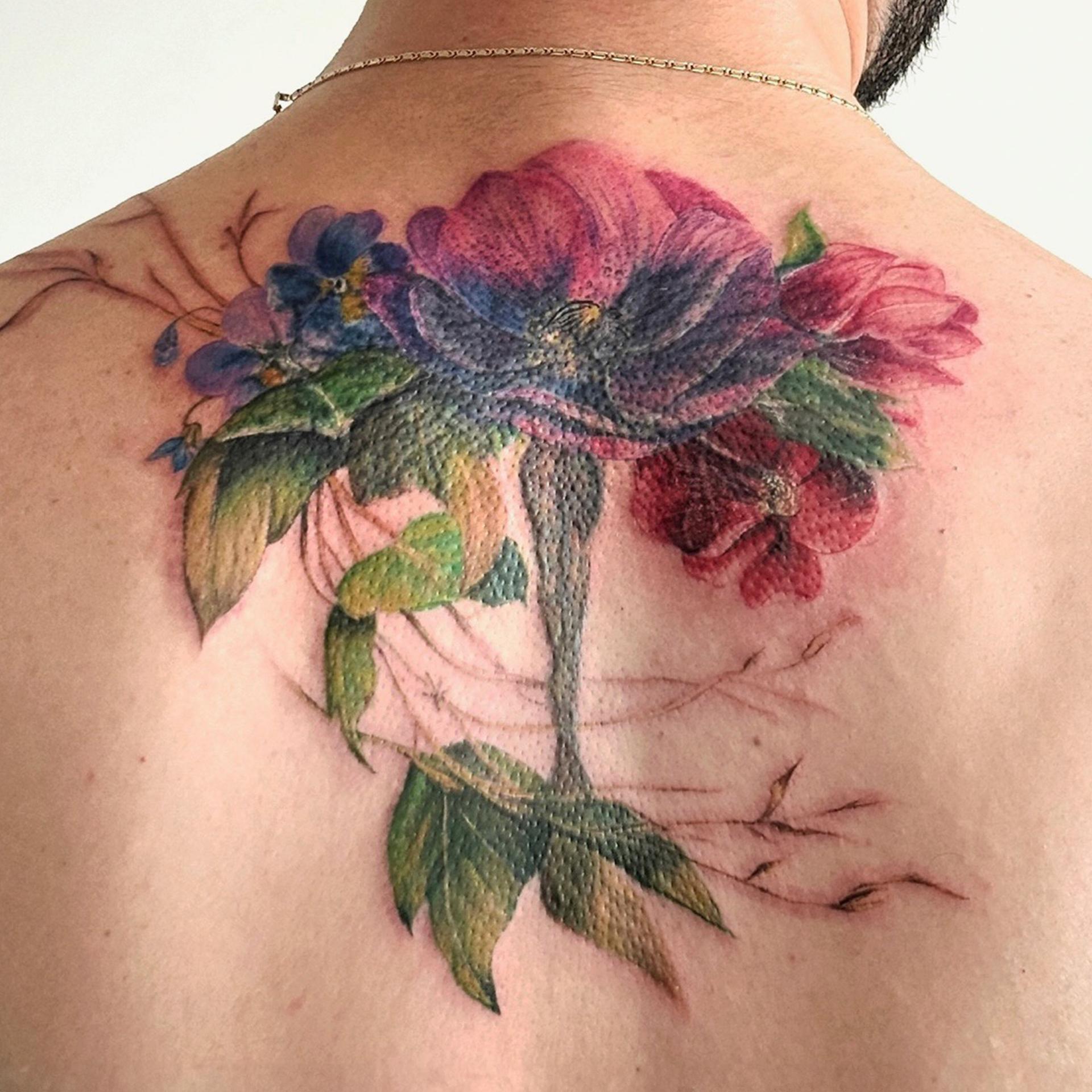 Completed botanical reimagining by Nes